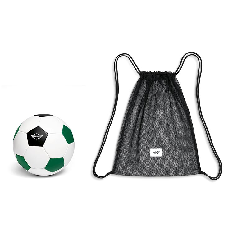картинка Футбольный мяч  в черном сетчатом рюкзаке MINI, Multicolor от магазина bmw-orugunal.ru