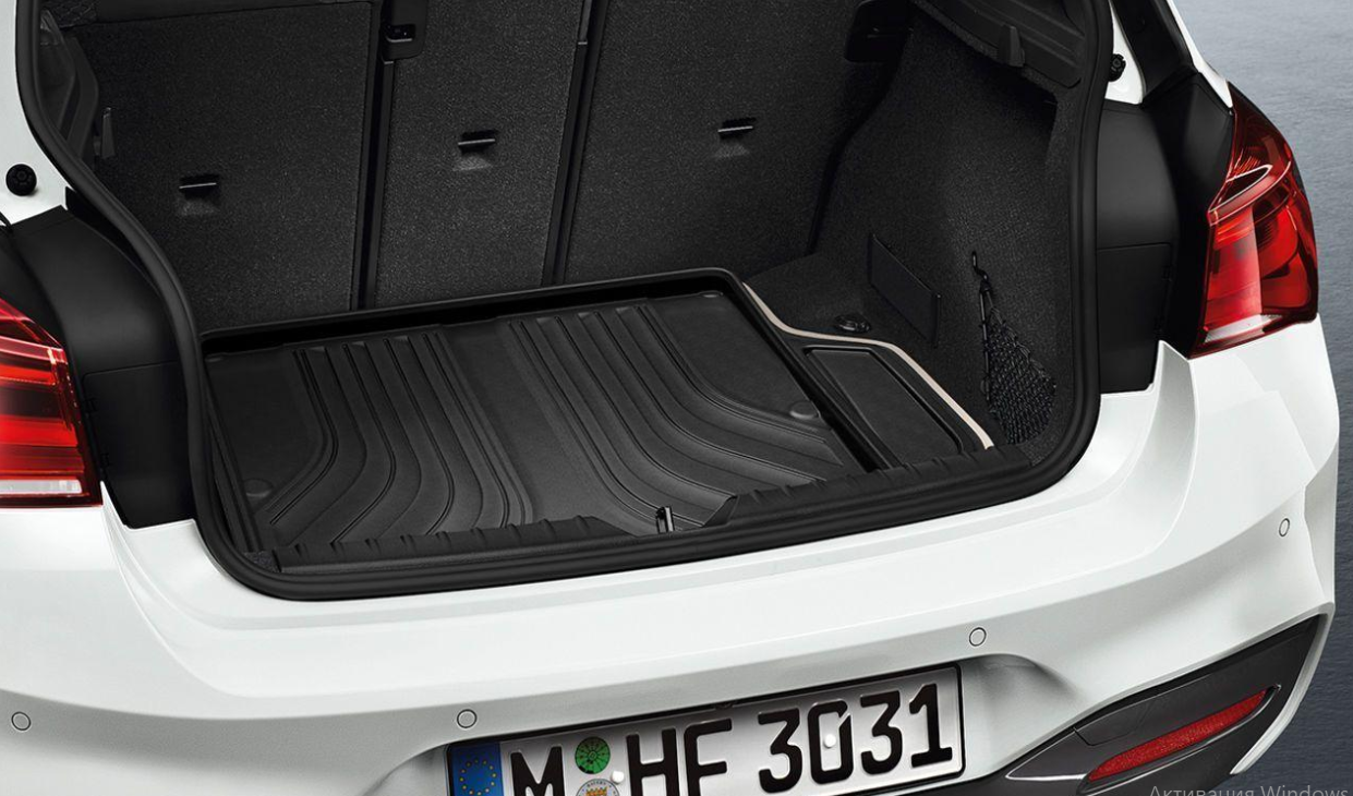 картинка Оригинальный коврик багажника BMW 1 Series F20/F21, высокий борт от магазина bmw-orugunal.ru