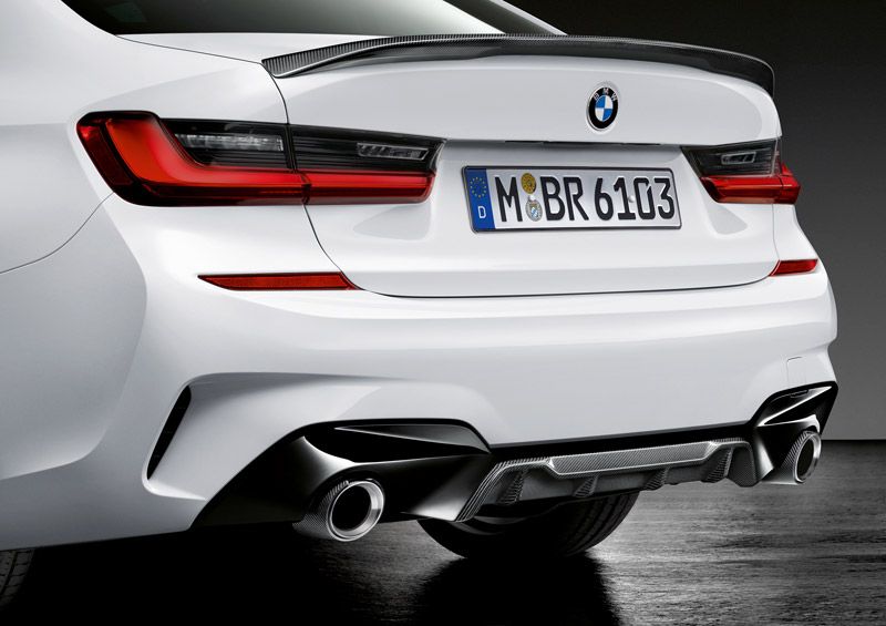картинка Карбоновый диффузор M Performance для BMW G20  от магазина bmw-orugunal.ru