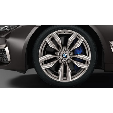 картинка V-Spoke 760M R20 + Лето для BMW 7 (G11) от магазина bmw-orugunal.ru