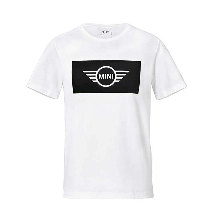 картинка Мужская футболка MINI Jersey Wing Logo, Black, White от магазина bmw-orugunal.ru
