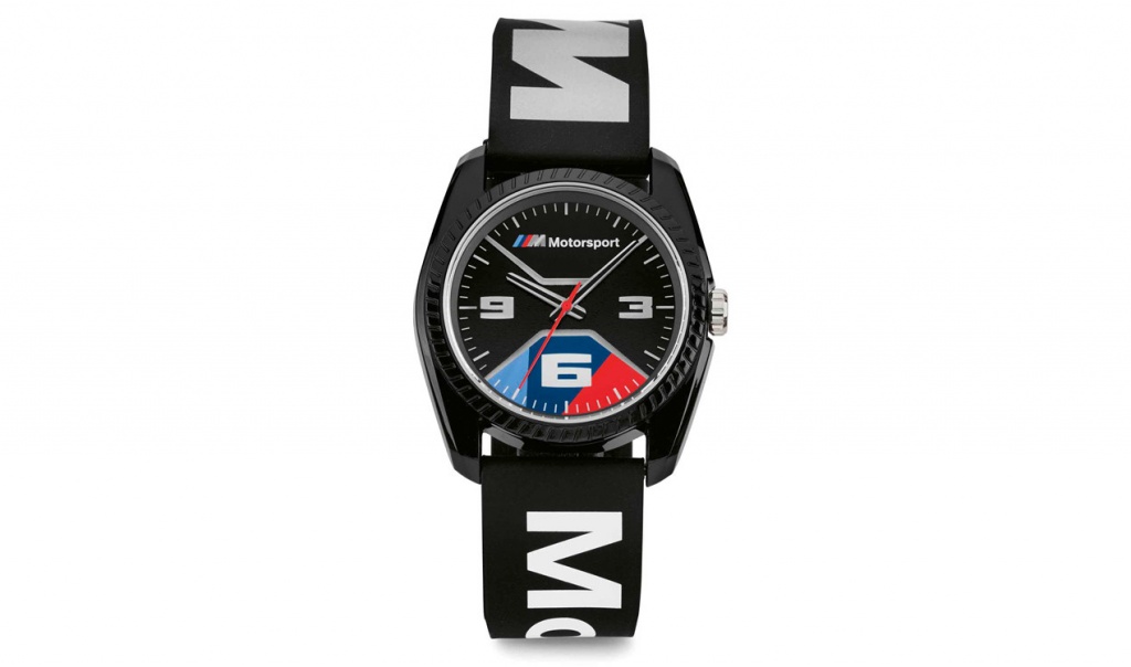 картинка Наручные часы унисекс BMW M Motorsport Watch, Unisex, Black, White от магазина bmw-original.ru