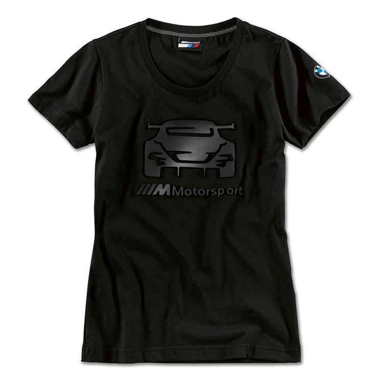 картинка Женская футболка BMW M Motorsport, Black от магазина bmw-original.ru
