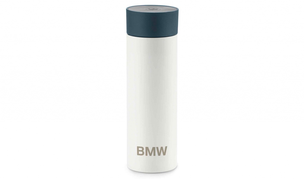картинка Термокружка BMW, Design, White/Silver/Blue от магазина bmw-orugunal.ru