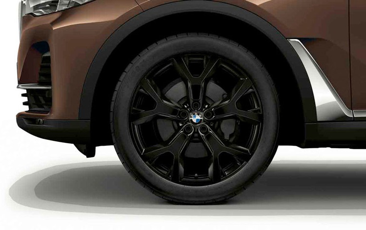 картинка Y-spoke 752 black 21" + зима для BMW X7 (G07) от магазина bmw-orugunal.ru
