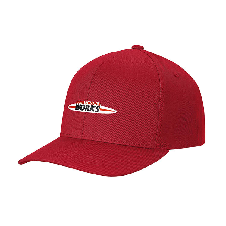 картинка Бейсболка MINI JCW Logo, Black, Red от магазина bmw-orugunal.ru