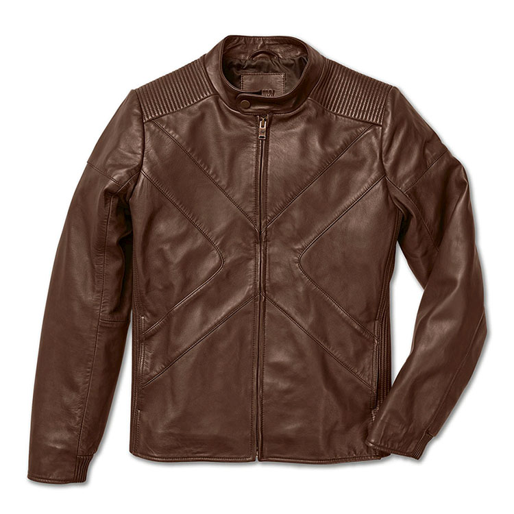картинка Мужская кожаная куртка BMW X Leather, Brown от магазина bmw-orugunal.ru