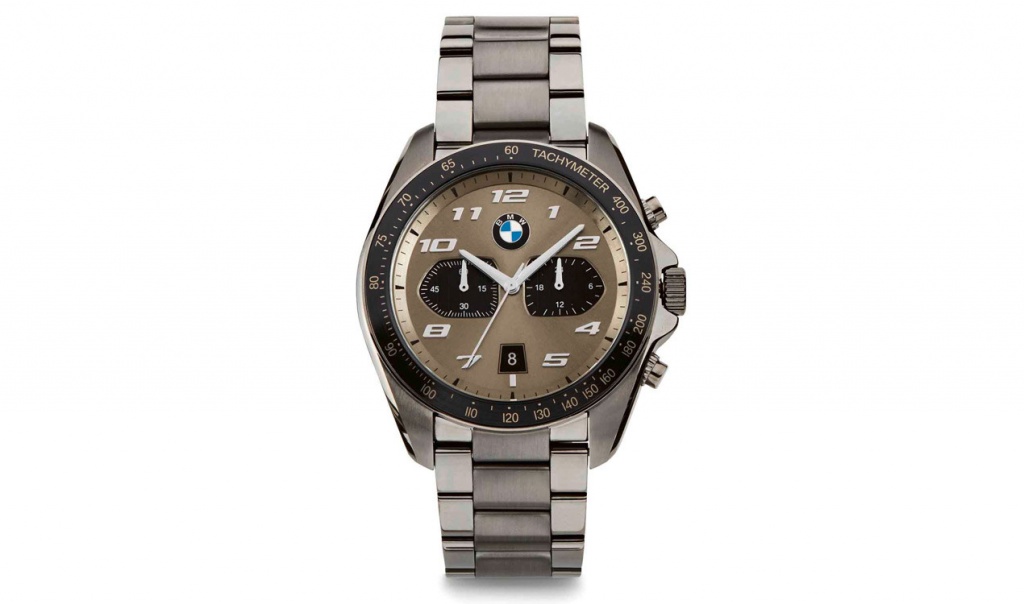 картинка Мужской хронограф BMW Sport, Gun metal / Cashmere от магазина bmw-orugunal.ru