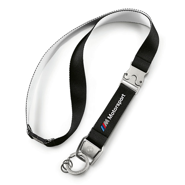 картинка Шнурок с карабином BMW M Motorsport, Black от магазина bmw-original.ru