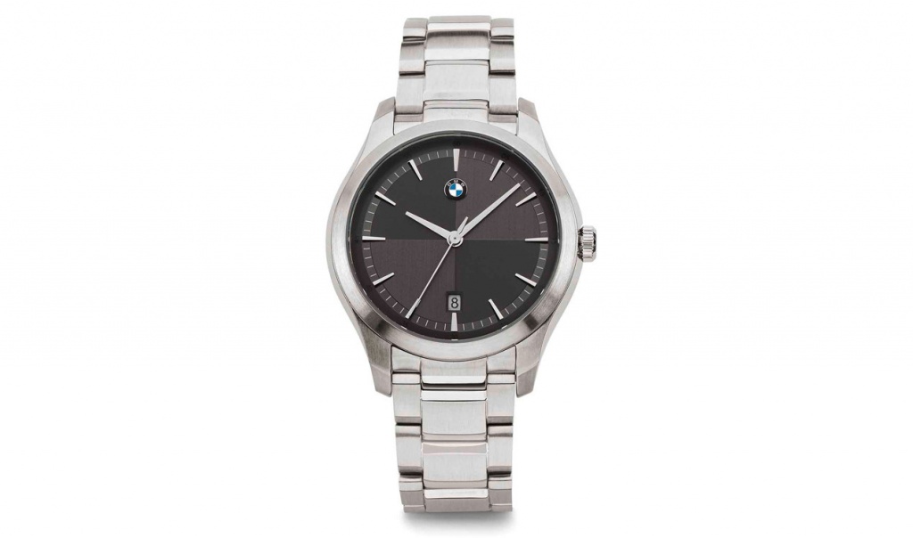 картинка Мужские наручные часы BMW Logo 3, Silver/Grey от магазина bmw-orugunal.ru