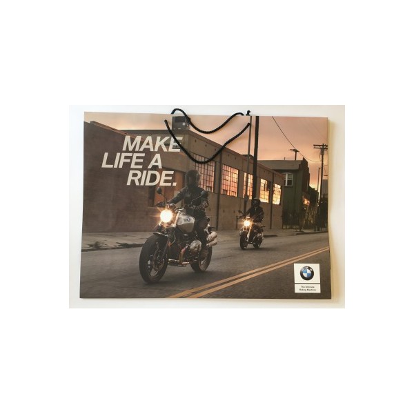 картинка Большой бумажный подарочный пакет BMW Motorrad от магазина bmw-orugunal.ru