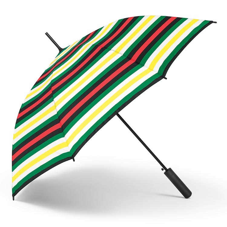картинка Зонт трость MINI Striped, Multicolor от магазина bmw-orugunal.ru