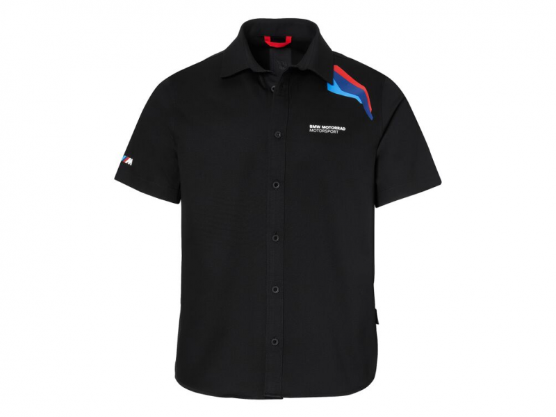 картинка Мужская рубашка с коротким рукавом BMW Motorsport 2022 от магазина bmw-orugunal.ru