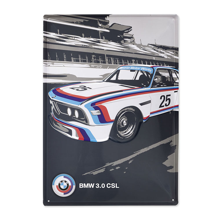 картинка Жестяная табличка BMW Motorsport Heritage 2017 от магазина bmw-original.ru