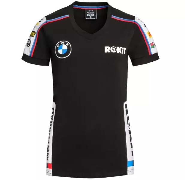 картинка Женская футболка BMW WSBK Fan X Rokit 2026 от магазина bmw-orugunal.ru
