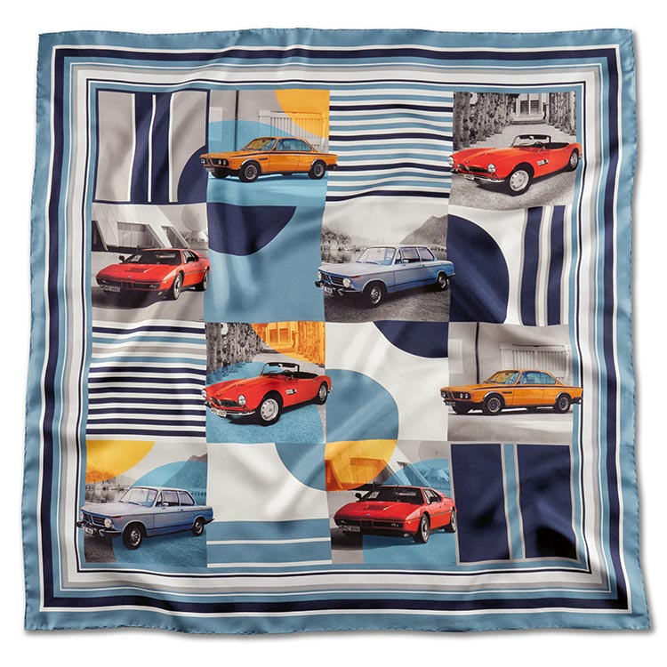 картинка Шелковый платок BMW Classic, Multicolor от магазина bmw-orugunal.ru