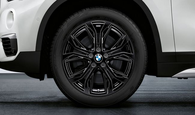 картинка Y Spoke 566 R18 Schwarz + Зима + Лето для BMW X1 (F48) от магазина bmw-orugunal.ru