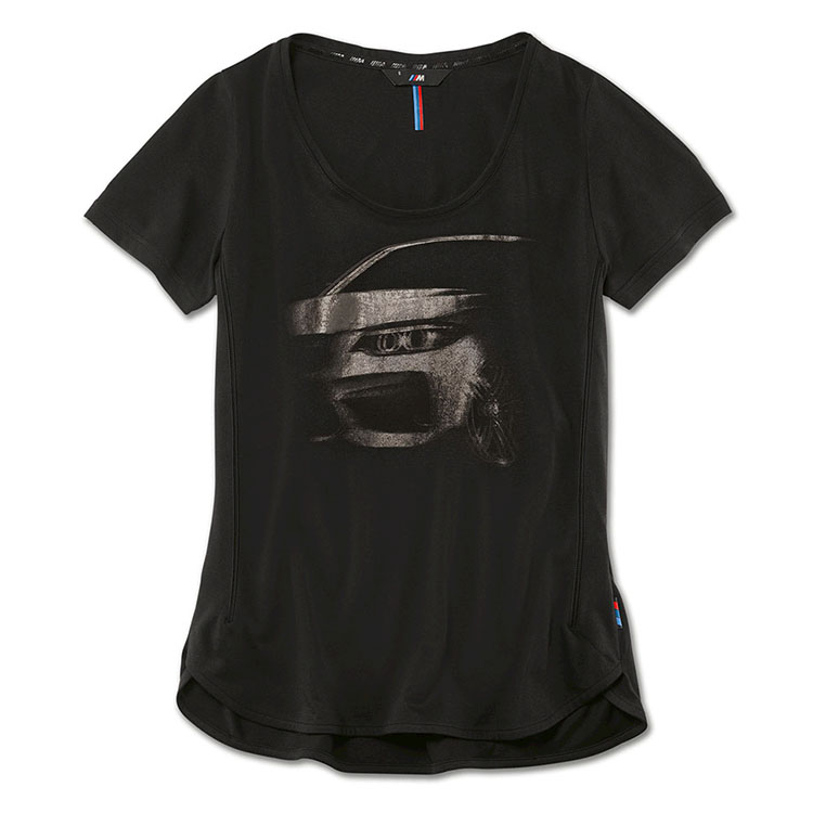 картинка Женская футболка BMW M Graphic, Black от магазина bmw-original.ru