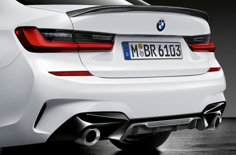 картинка Карбоновый диффузор M Performance для BMW G20 от магазина bmw-orugunal.ru