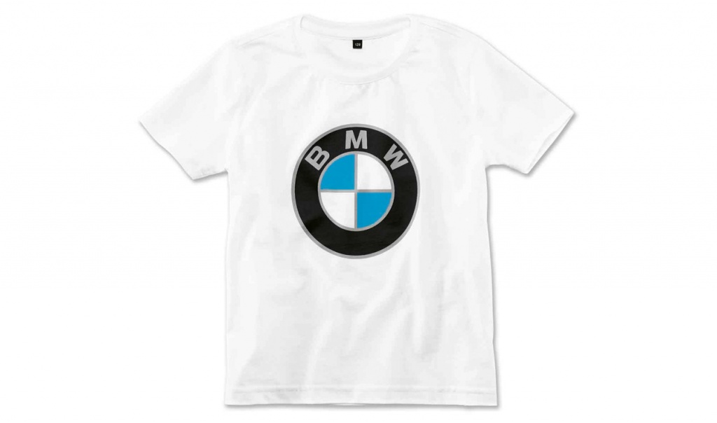 картинка Детская футболка BMW, Colour Logo, White BMW от магазина bmw-orugunal.ru