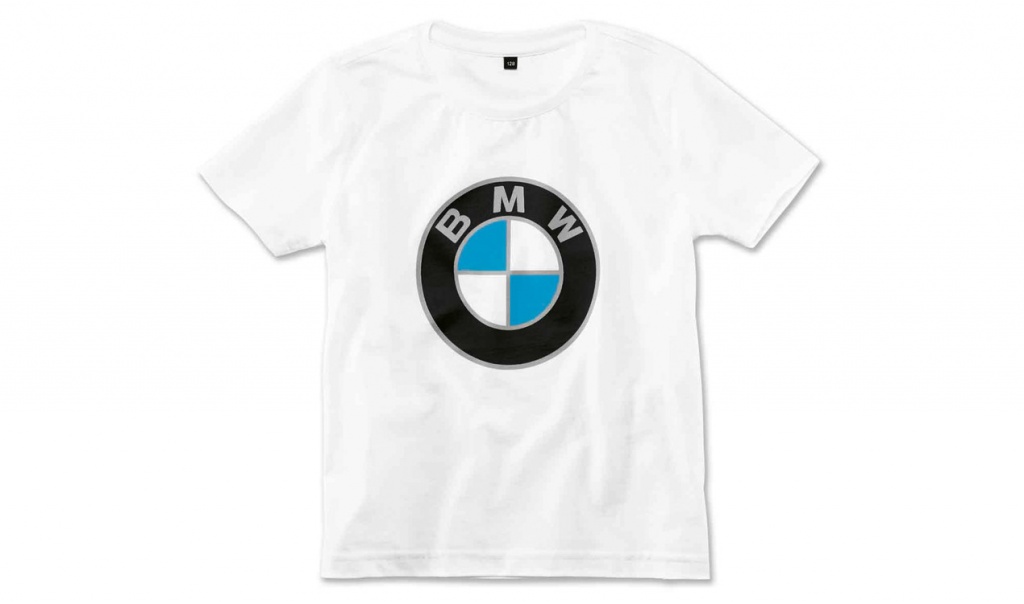 картинка Детская футболка BMW, Colour Logo, White BMW от магазина bmw-orugunal.ru