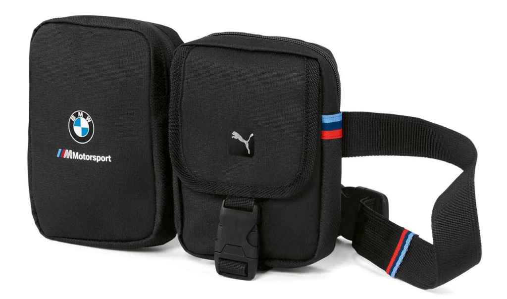 картинка Поясная сумка BMW M Motorsport Belt Bag, Black от магазина bmw-original.ru